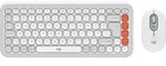 Logitech POP ICON COMBO - OFF WHITE (US) - Wei&szlig;