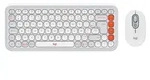 Logitech POP ICON COMBO - OFF WHITE - FRA - CENTRAL-419 - Wei&szlig;