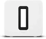 Sonos Sub 4 White Subwoofer (Force-Cancelling-Technologie, Trueplay, WLAN, App) -