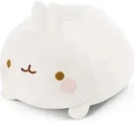 Molang - Hase Molang Kissen, 30 x 40 cm - Rosa/Wei&szlig;