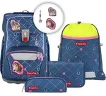 Step by Step Schulranzen-Set GIANT, 5-teilig - Dunkelblau