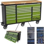Werkstattwagen Deluxe XXL 254tlg. 161x92,5 cm 20 Schubladen Rollenschrank