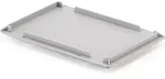 Deckel zu Eurokasten Industrie Beh&auml;lter grau 400x300 mm - Wei&szlig;