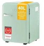 TZS First Austria - Retro Mini K&uuml;hlschrank 40L lautlos - Minibar im...