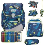 Scout Alpha LED Schulranzen-Set 4 tlg. Planets - Blau