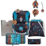 DerDieDas ErgoFlex Tiny Ninja Fighter Schulranzenset 5-teilig - Blau