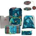 DerDieDas ErgoFlex Tiny Schulranzenset 5-teilig Magic Light petrol - Petrol