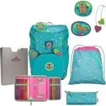 DerDieDas ErgoFlex Easy Superflash Paradise Schulranzenset 5-teilig - Gr&uuml;n
