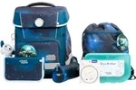 School-Mood Champion Maxx Pro Moritz (Weltall), Set 7-tlg. Schulranzen - Blau