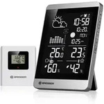 Bresser Funk-Wetterstation ClimateTemp NDV-NEO mit Au&szlig;ensensor silber/schwarz -