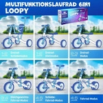 KIDIZ&reg; Laufrad 6in1 Dreirad Loopy Laufr&auml;der Lauffahrrad Kinderdreirad ab 1...