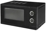 PKM MW700-17UB2B, Arbeitsplatte, Solo-Mikrowelle, 17 l, 700 W, Drehregler, Schwarz -