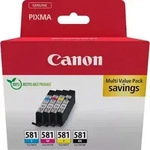 Canon CLI-581 C/M/Y/BK Multipack, Schwarz, Cyan, Magenta, Gelb, 4 St&uuml;ck(e),