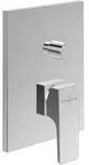 V&B Fertigmontageset Architectura Square UP-EHM-Wanne, Wandmontage, chrom - Silber