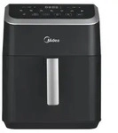 Midea MAD55000ADK, Hei&szlig;luftfritteuse, 5,2 l, 40 &deg;C, 200 &deg;C, 60 min, Einzelbild -