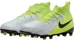 Nike Phantom Luna II Academy FG/MG Fu&szlig;ballschuhe Kinder - Hellgrau/Gelb/Schwarz -