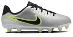 Nike Tiempo Legend 10 Academy FG/MG Metallic Silver Volt Black (GS) - EU 32 -...