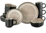 CreaTable, 23334, Nordic Fjord Beige, Kombiservice 16-tlg, Steinzeug - Creme