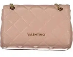 Rosa Schultertasche Damen - Stilvoll mit Kettenhenkeln & Kontrastdetails - Rosa