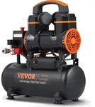 VEVOR Silent Druckluftkompressor 2800U/min Fl&uuml;sterkompressor 70dB &Ouml;lfreier