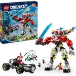 LEGO DREAMZzz Coopers Tiger-Mech und Zero's Hot Rod Auto, Spielzeugauto f&uuml;r...