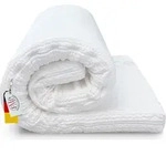 viscoelastische Comfort Matratzenauflage RG 55 Kaschmirbezug 8cm hoch 80x200cm