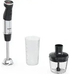 Tefal Quickchef+ HB672830, P&uuml;rierstab, 1000 W, Schwarz, Edelstahl - Schwarz/Silber
