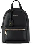 Lazarotti Bologna Leather City Rucksack Leder 27 cm - Schwarz