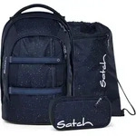 Satch Pack Night Sky Midnight Edition Schulrucksack Set - Schwarz