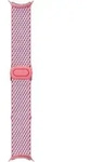 Pixel Watch 3 (45mm), Woven Band, Peony, WW - Rosa