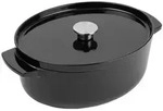 KitchenAid CC006064-001, 5,6 l, Schwarz, Eisenguss, Keramik, Elektro, Gas, Halogen,