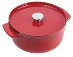 KitchenAid CC006060-001, 5,2 l, Rot, Eisenguss, Keramik, Elektro, Gas, Halogen,