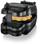 Cloer 6150 Waffelkucheneisen f&uuml;r gef&uuml;llte Waffelkuchen, bis zu 5 cm hohe Waffel,