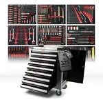 Mephisto Premium XXL Werkzeugwagen mit 9 Schubladen inkl. Ringschl&uuml;ssel-Set