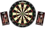 Winmau Dartboard Original Blade 6 + 2 Steeldart Sets Broadside Brass | Dartscheibe