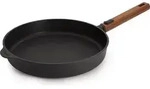 Woll &ndash; Eco Logic QXR Flachpfanne &Oslash; 28 cm mit abnehmbarem Holzstiel &ndash; -freie -