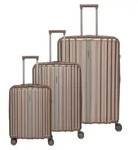 Koffer TRAVELITE PAROS 4W S,M,L CAPPUCCINO Gr&ouml;&szlig;e: S,M,L - Hellbraun