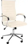CLP B&uuml;rostuhl Mollis Echtleder creme - Beige