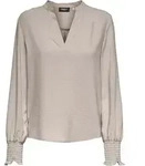 Only Mette V Langarmbluse Beige XS Damen Beige XS - Beige - XS