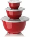 Rosti 29941, Set, Rot, 0,25 l, 0,75 l, 3 l, Melamin - Rot