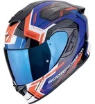 Scorpion EXO-1400 Evo II Air Linart Helm, schwarz/rot/blau, 2XL (63/64) -