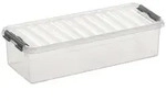 Sunware Aufbewahrungsbox - transparent - 3.5L - 38 x 14 x 9 cm - Transparent