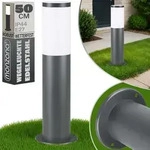 MONZANA Au&szlig;enlampe Edelstahl 50cm E27 - Grau