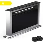 Klarstein Downdraft-Dunstabzugshaube 60cm, Versenkbare Dunstabzugshaube...