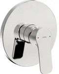 HANSA HANSABASIC Fertigset f&uuml;r Brause-Batterie, Rosette rund, chrom, 80569003