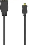 Hama 00205168, 0,1 m, HDMI Typ D (Mikrofon), HDMI Typ A (Standard), 3D, 10,2...