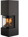 Oranier | Heizkamin | Club Tre II Sintered Stone | 8 kW | Schiefer - Grau
