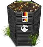 GARANTIA AIR-KING Steckkomposter 1100 Liter schwarz - Schwarz