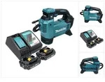 Makita DMP 181 RA Akku Kompressor 18 V 11,1 bar + 2x Akku 2,0 Ah + Ladeger&auml;t