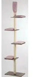 Rohrschneider, KATZE, Katzenbaum Lexie texas/rosa, L/B/H:36x60x230-260, 22101.126 -